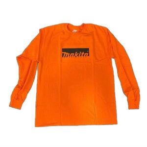 Makita T-Shirt Men’s Size L  - Long sleeves - Orange color
